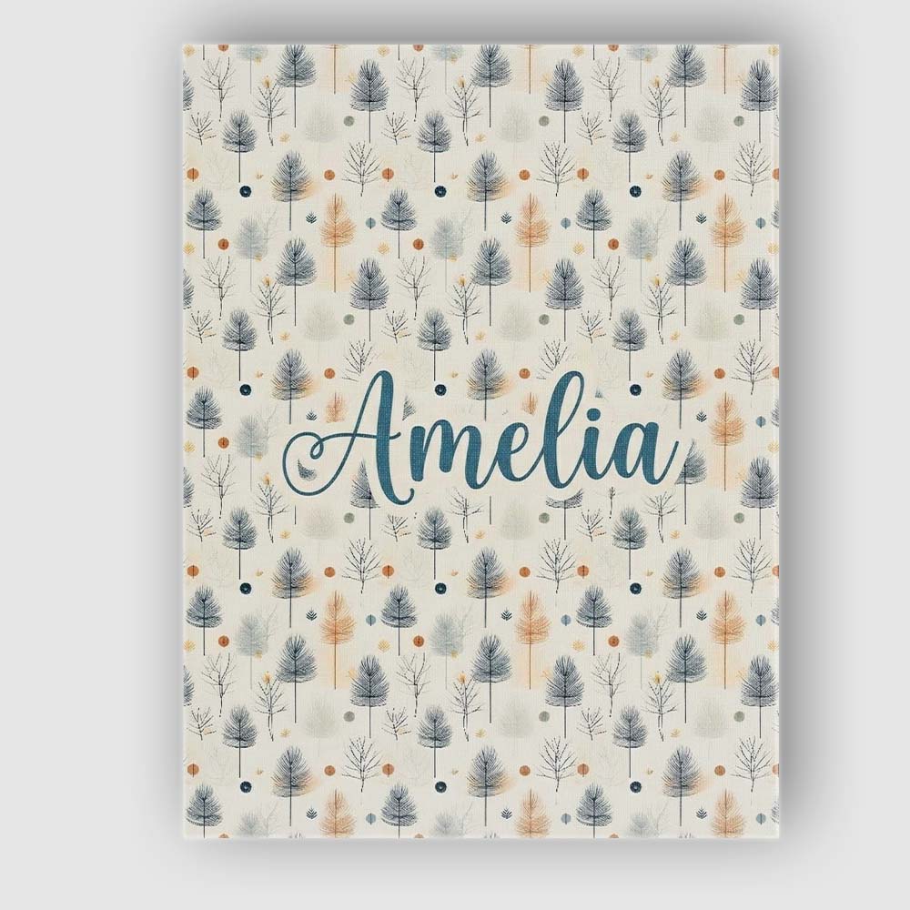 Personalised Name Scandinavian Style Custom Premium Decorative Design Modern Room Accent Canvas Wall Art Print Decor Picture Ready to Hang