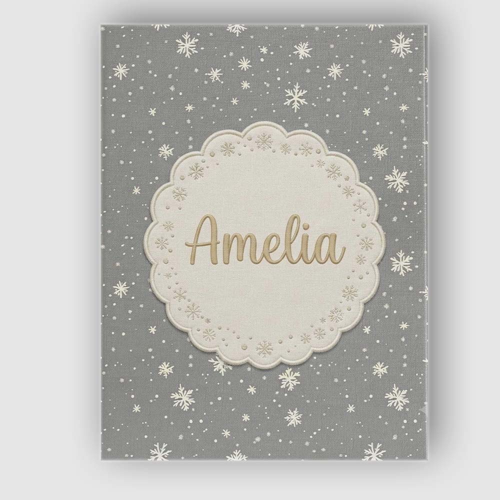 Personalised Name Dark Grey Background Custom Modern Room Accent Elegant Feature Canvas Wall Art Print Decor Picture Ready to Hang