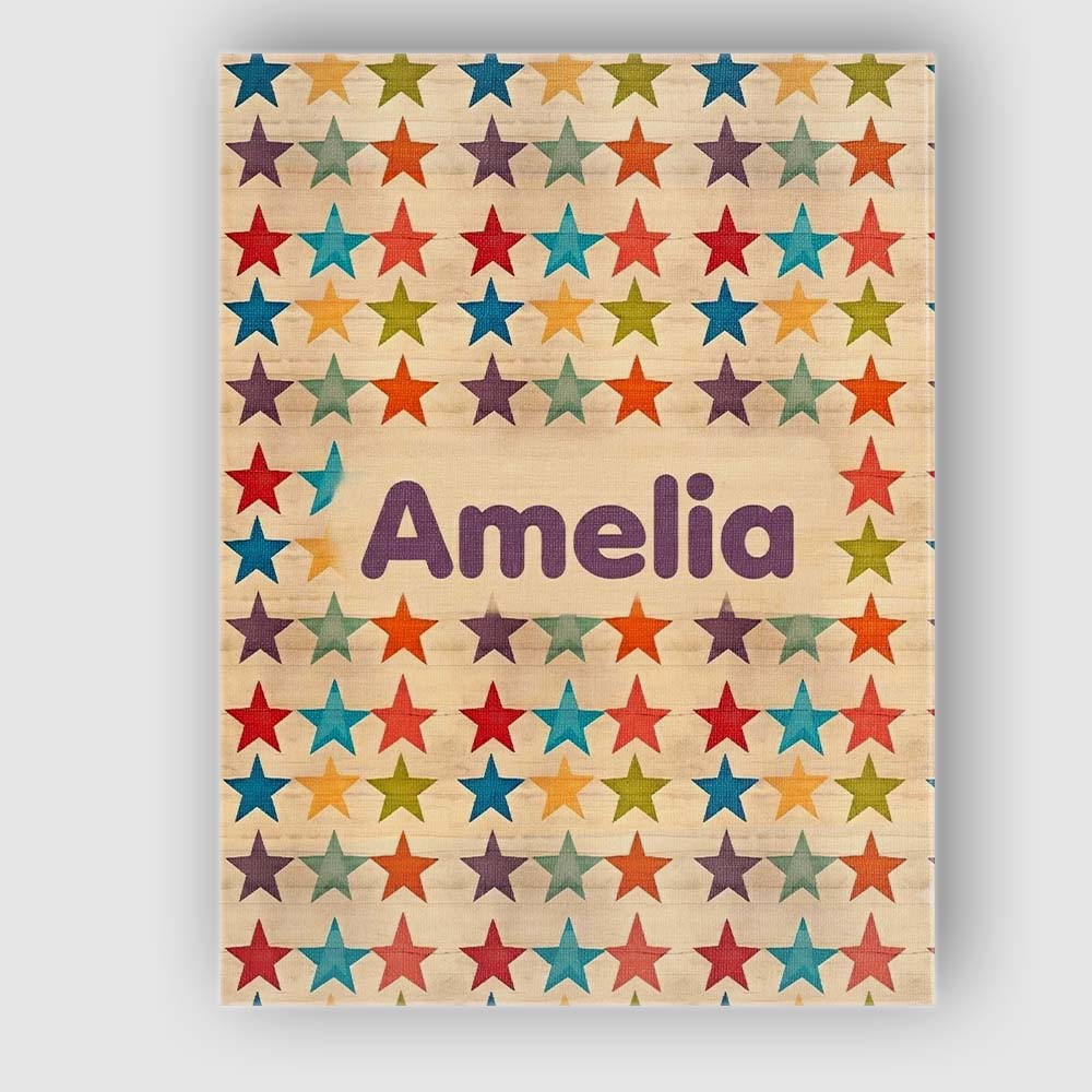 Personalised Name Rustic Wooden Background Custom Unique Gift Idea Elegant Feature Canvas Wall Art Print Decor Picture Ready to Hang