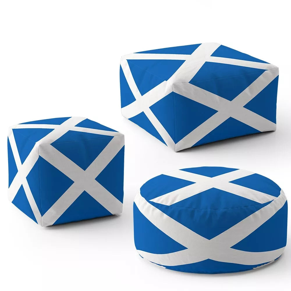 Scotland Scottish Flag Pouffe