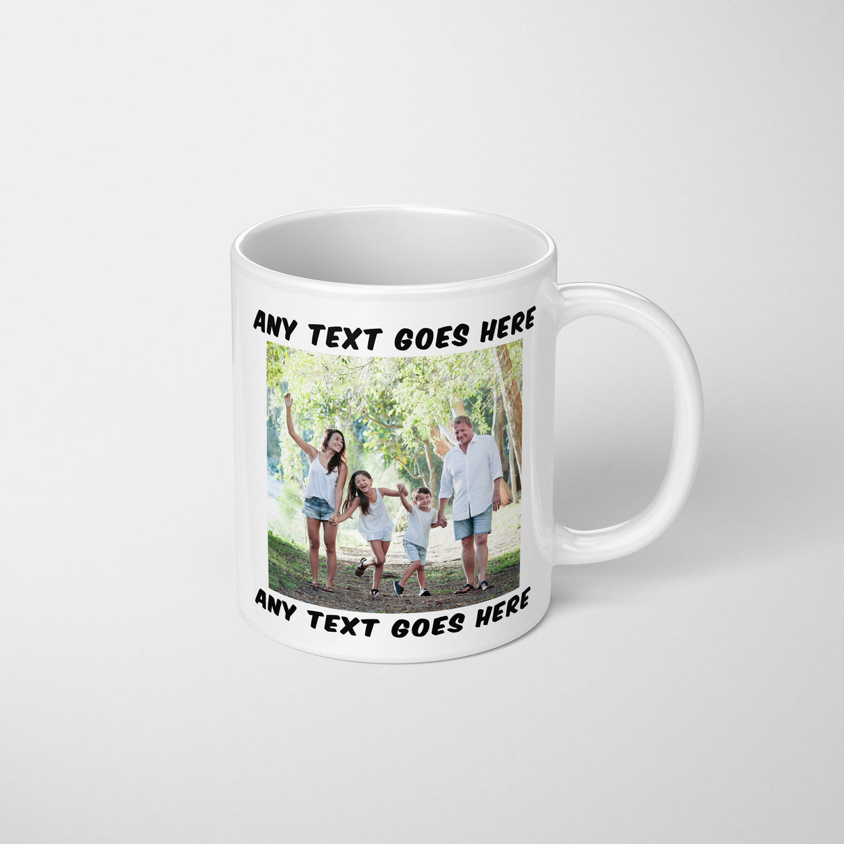 Personalised Upload Your Own Photos Custom Text Coffee Cup Tea Mug Gift Him Her