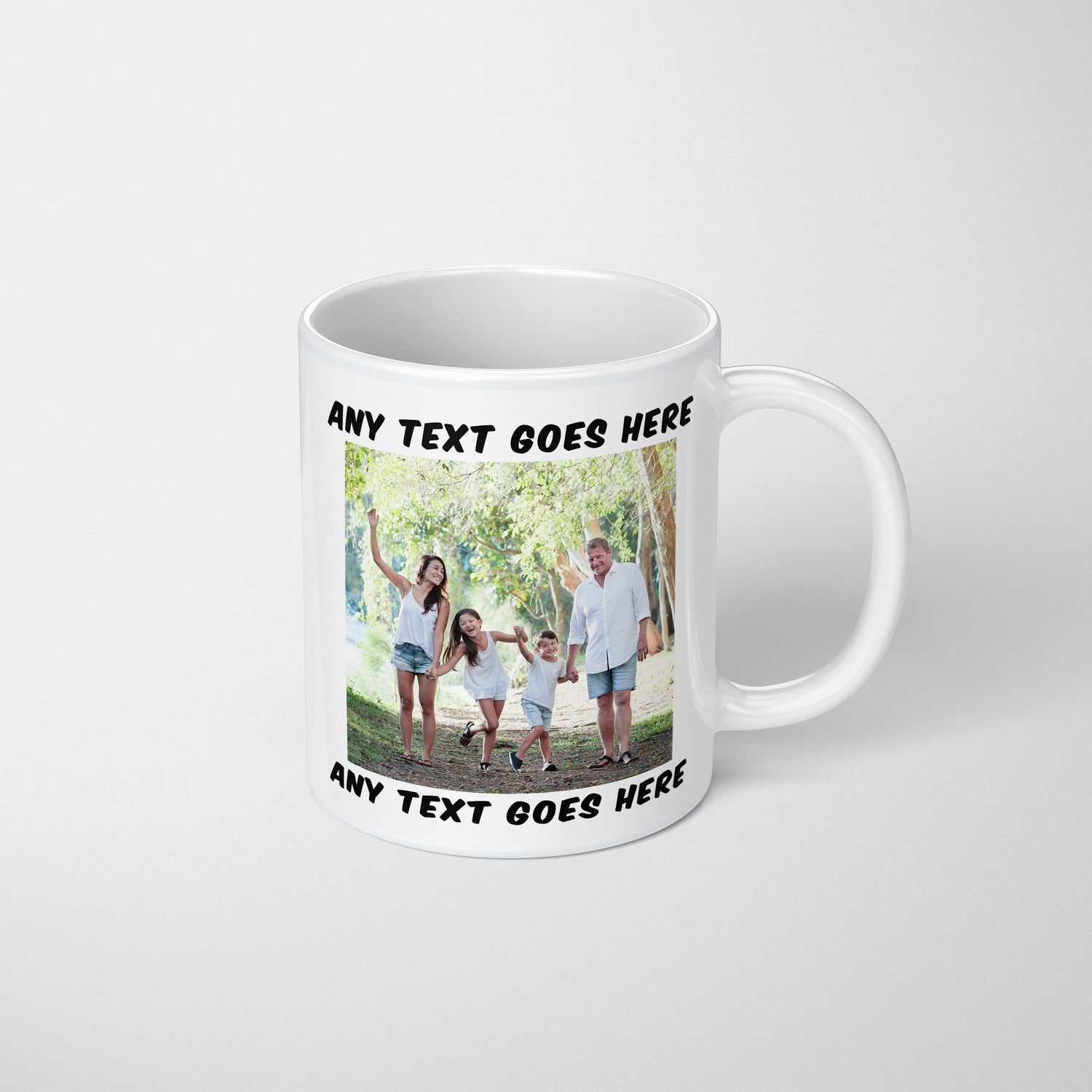 Personalised Upload Your Own Photos Custom Text Coffee Cup Tea Mug Gift Him Her