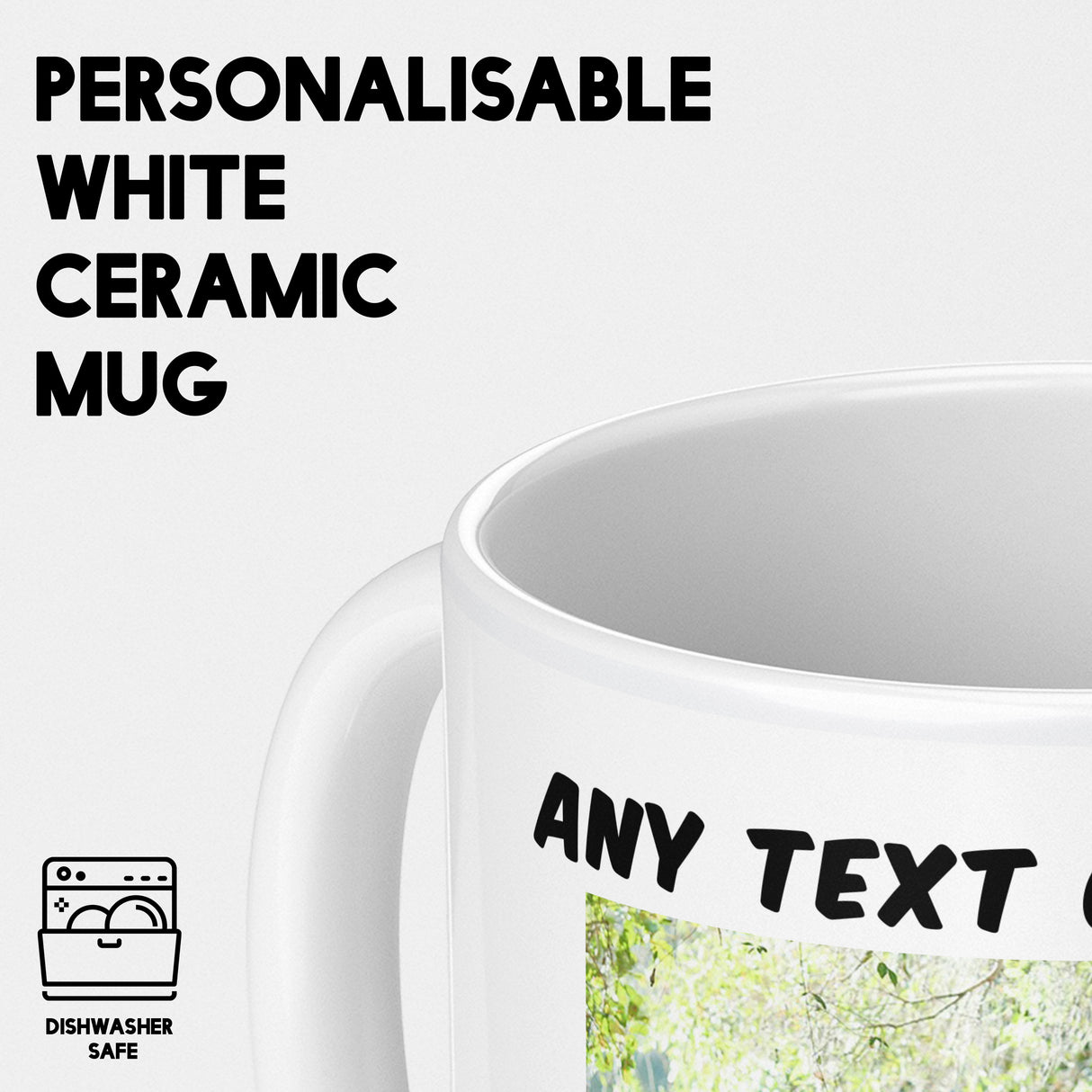 Personalised Upload Your Own Photos Custom Text Coffee Cup Tea Mug Gift Him Her