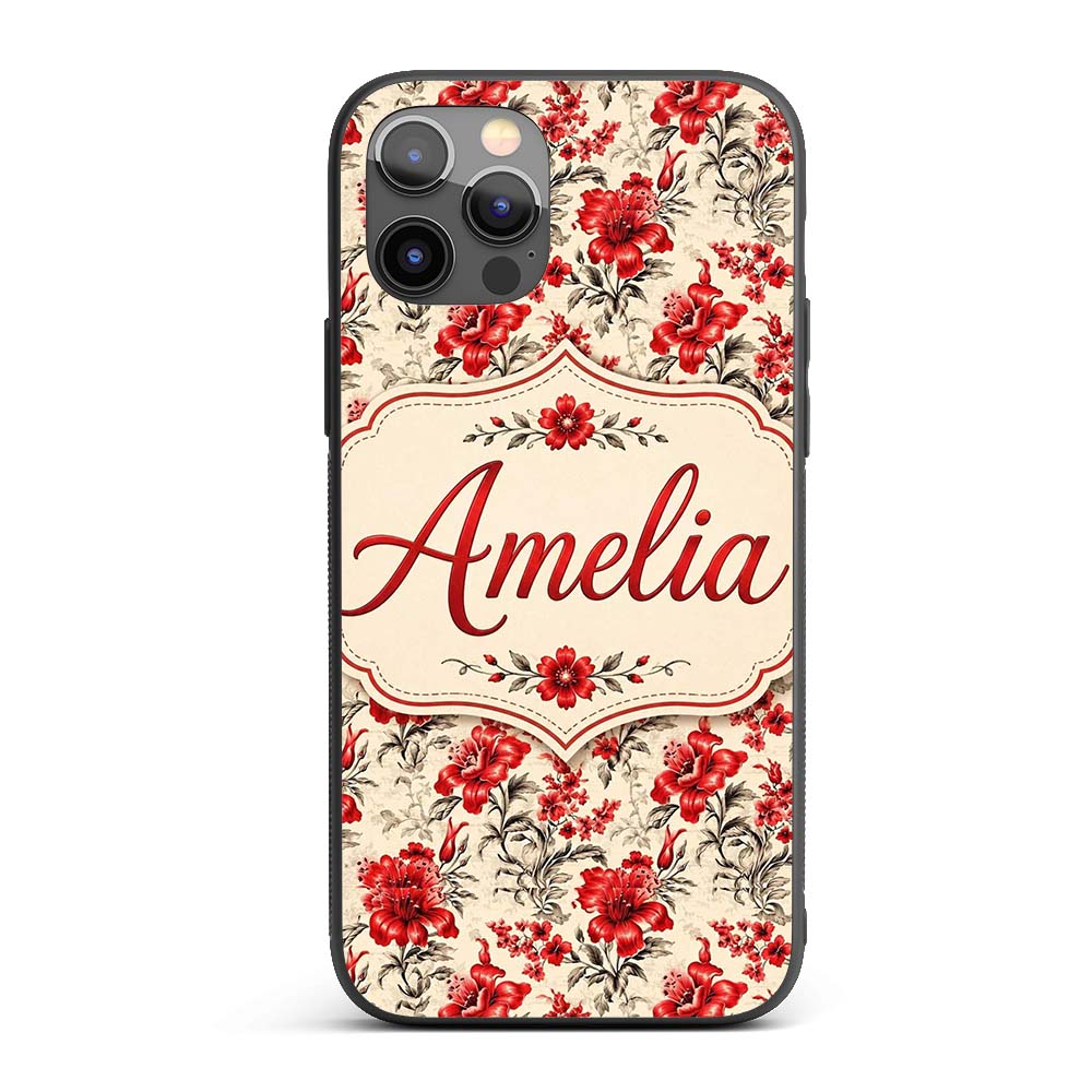 Colorful Abstract Painted Texture Layers Seamless Custom Name Protective Phone Case Mobile Cover Durable Everyday Smartphone Shock Resistant