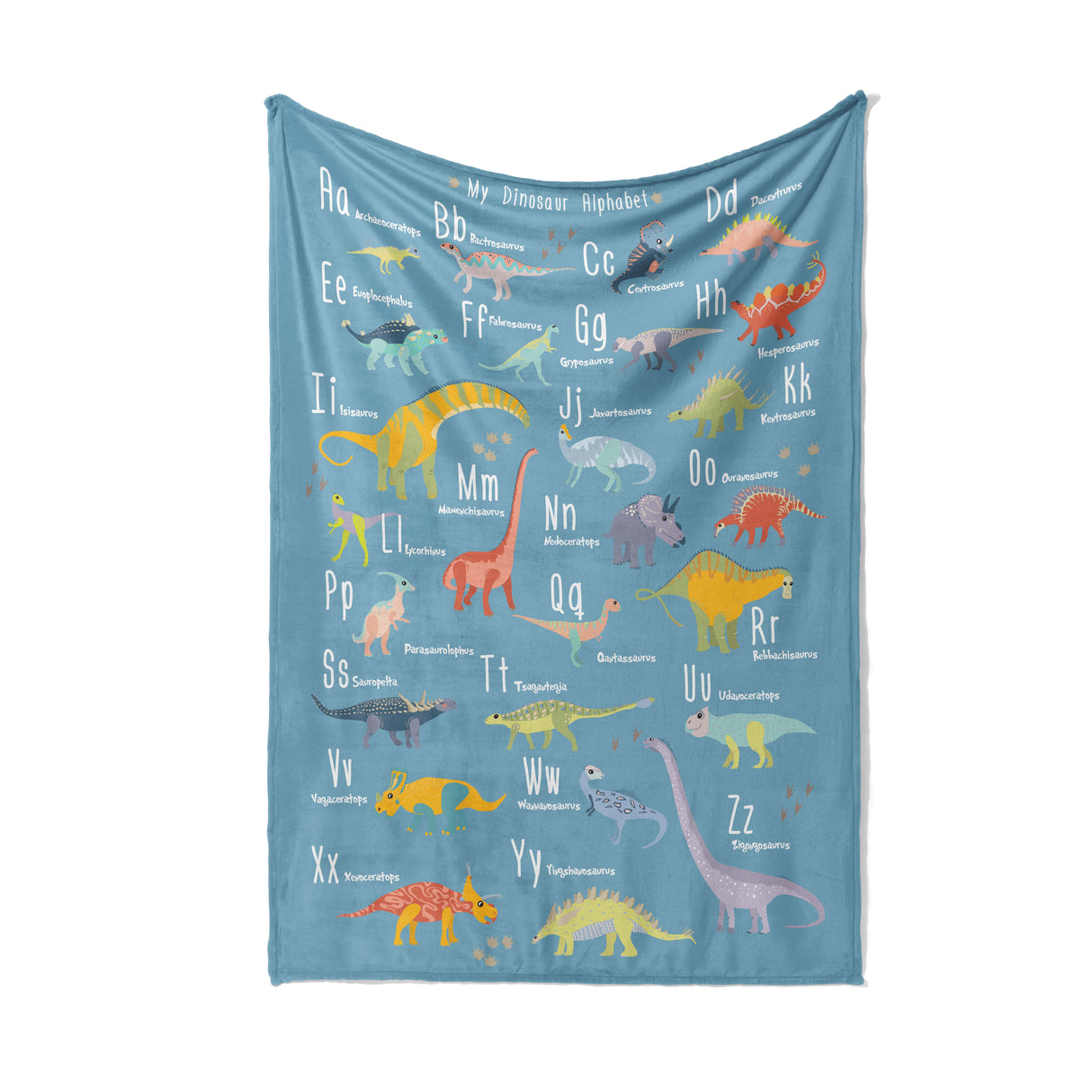 Dinosaur Alphabet Blanket