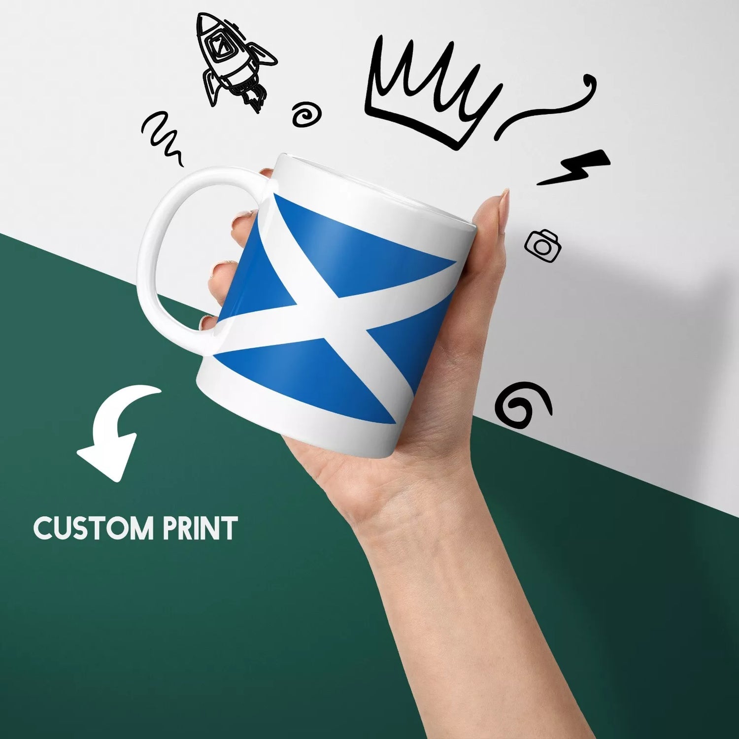 Scotland Scottish Flag Mug