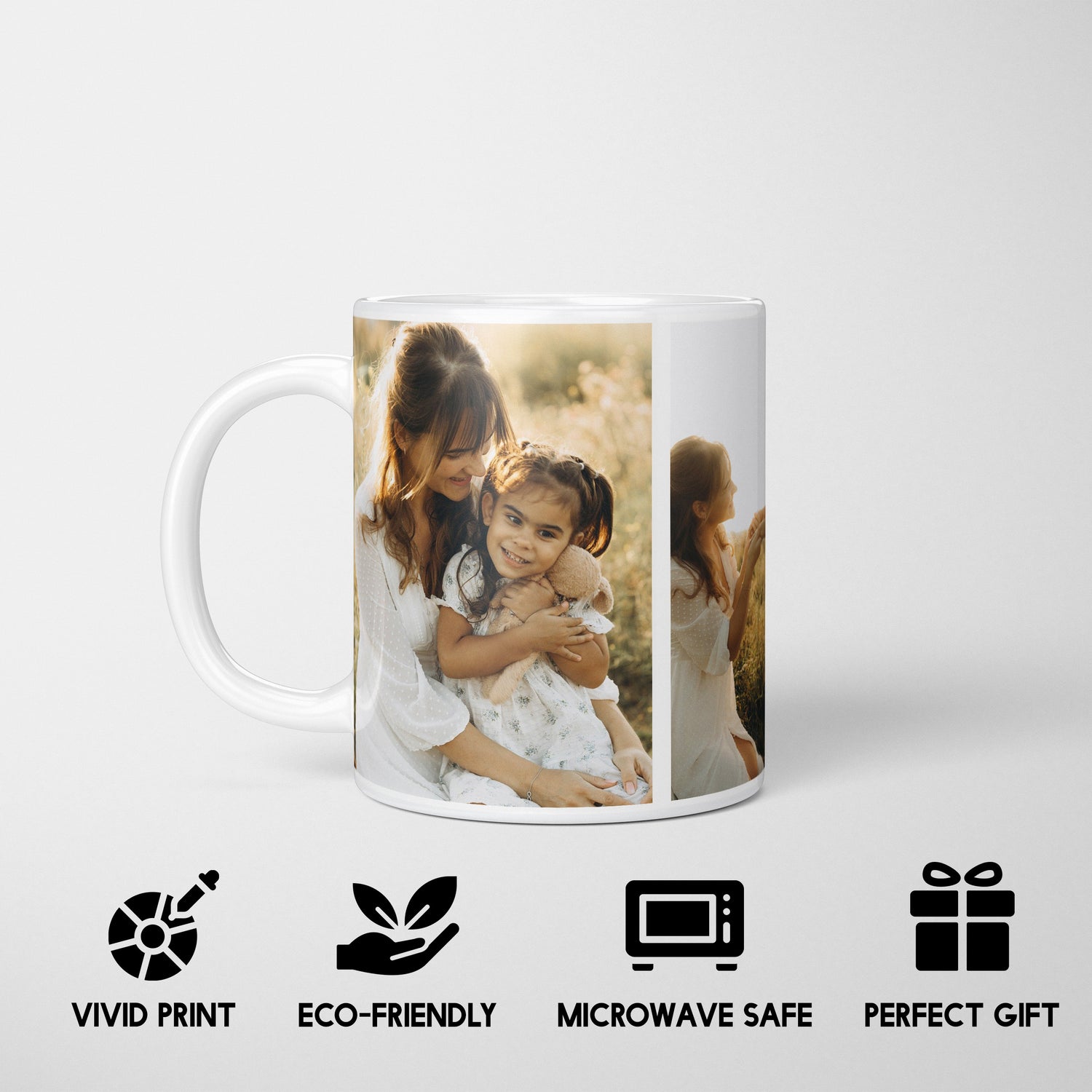 Personalised Upload Your Own Photos Custom Text Coffee Cup Tea Mug Gift Him Her