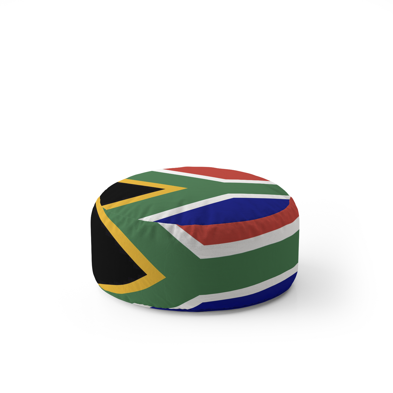 South Africa Flag SA Ottoman Filled Pouffe Footrest Washable Cover Custom Gift