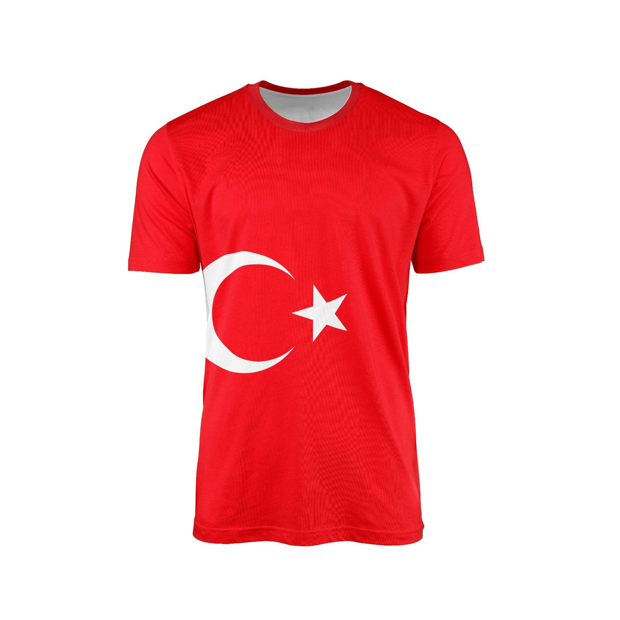 Turkey Flag Turkish Custom All-Over Printed Unisex T-Shirt Top Patriotic Tee