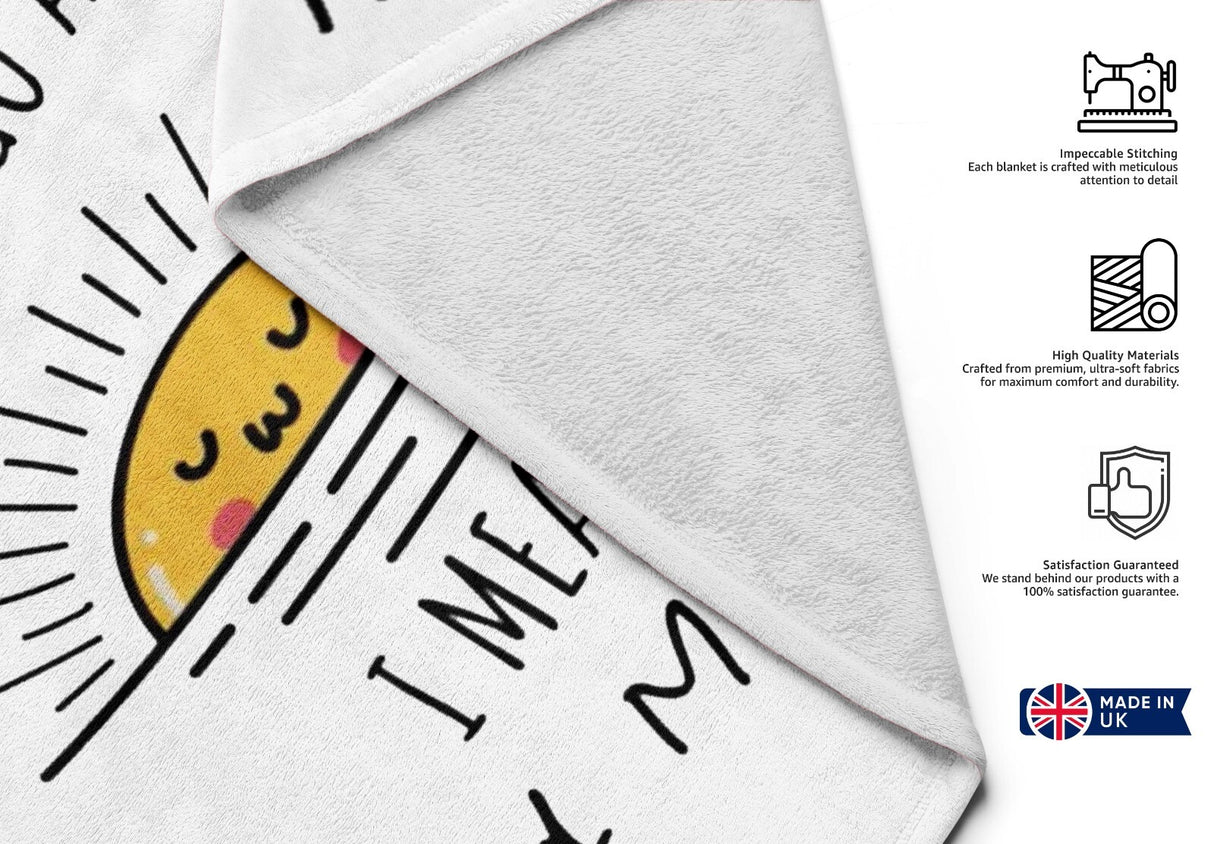 Here We Go Again Rude Funny Joke Custom Coloured Novelty Beach Bath Sheet Towel