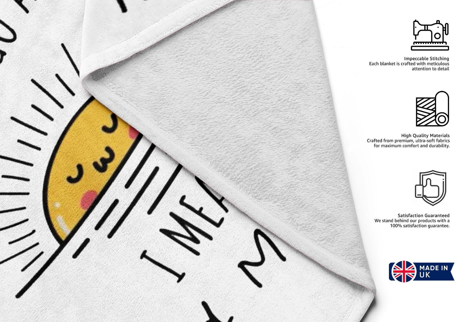 Here We Go Again Rude Funny Joke Custom Coloured Novelty Beach Bath Sheet Towel