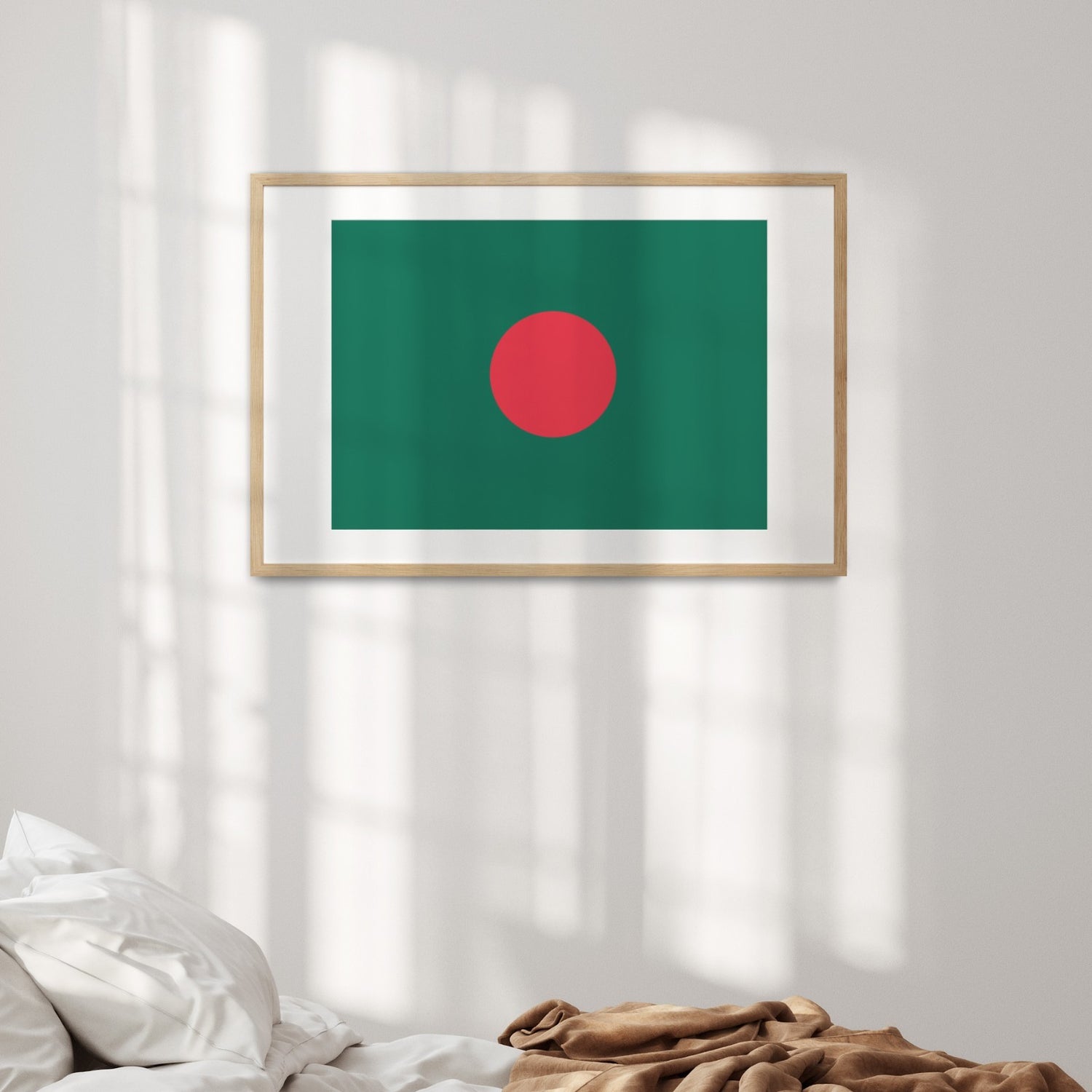 Bangladesh Flag Design Custom Wall Art Poster Picture Print Decor Patriotic Gift