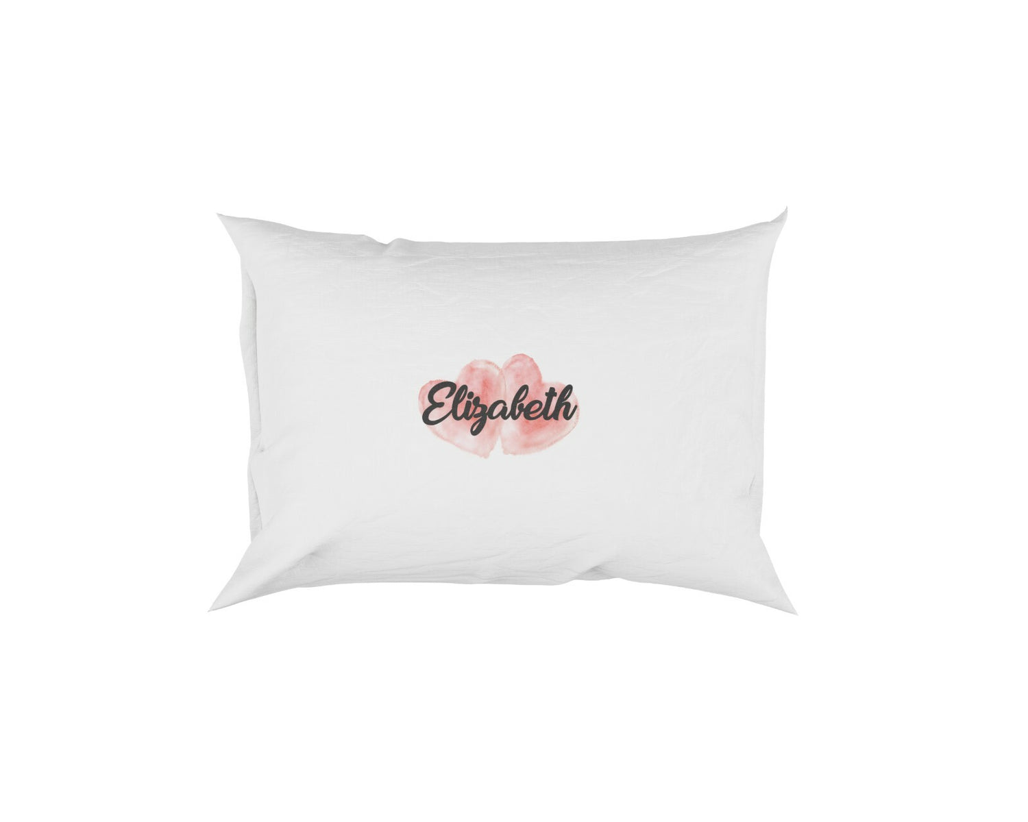 Pair of Love Hearts Soft Pillowcase Pillow Case Cover