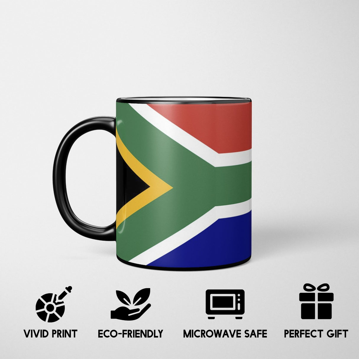 South Africa Flag SA Design Tea Gift Heat Sensitive Magic Colour Changing Mug