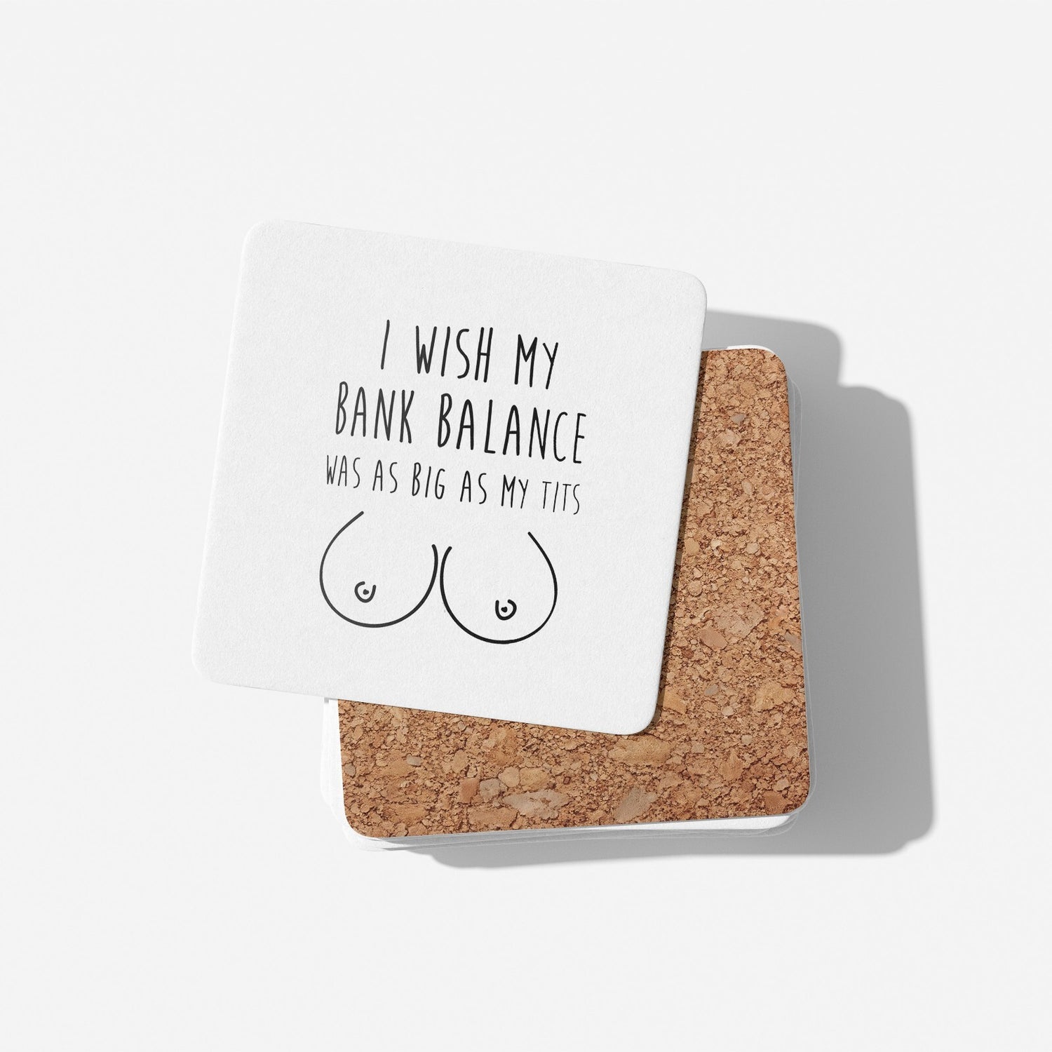 My Bank Balance Rude Funny Cheeky Gift Coffee Tea Mug + Coaster Option Him Her
