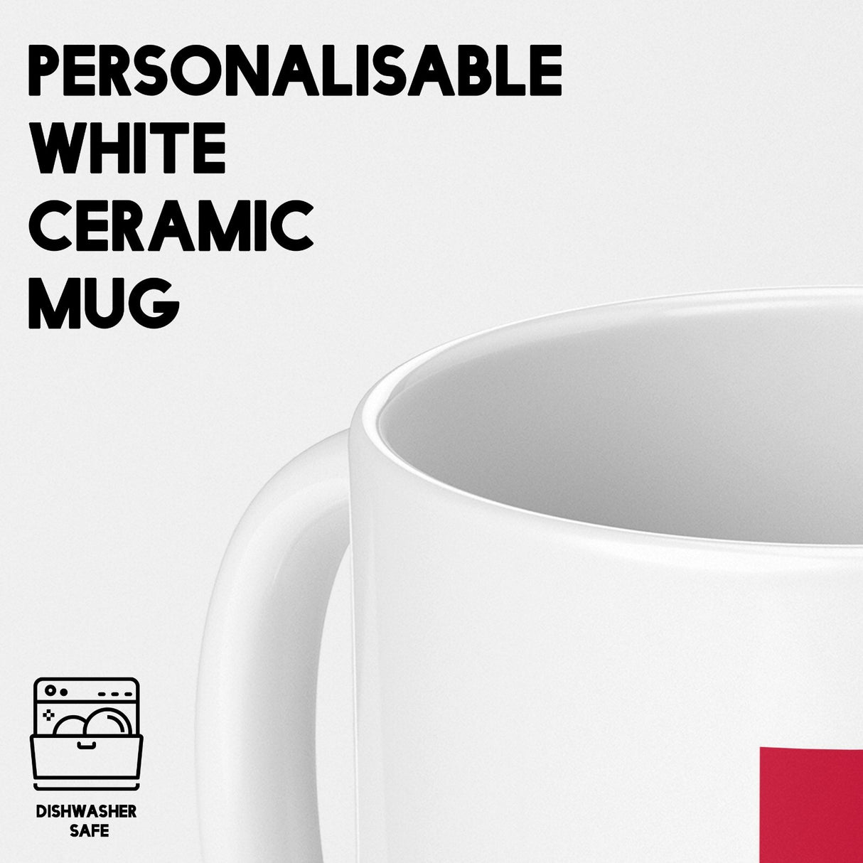 England Flag St George's Cross Custom Print Coffee Tea Mug Coaster Gift Him Her