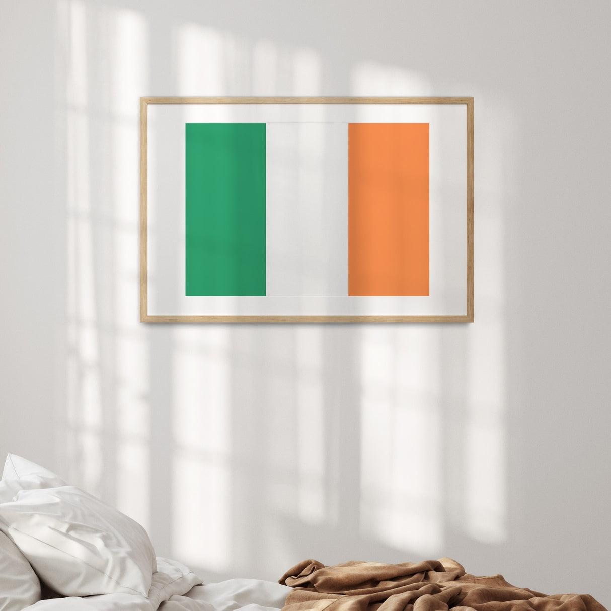 Irish Flag Ireland Design Custom Wall Art Poster - Picture Print & Gift Decor