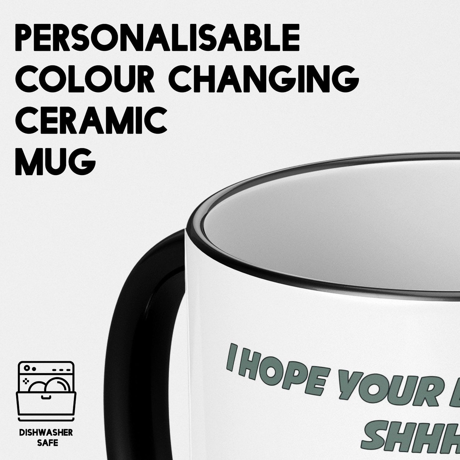Bob Mortimer Heat Sensitive Magic Colour Changing Mug Novelty Drink Cup