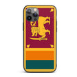 Sri Lanka Flag Printed iPhone Case Black TPU Size Cover Protector Patriotic Gift