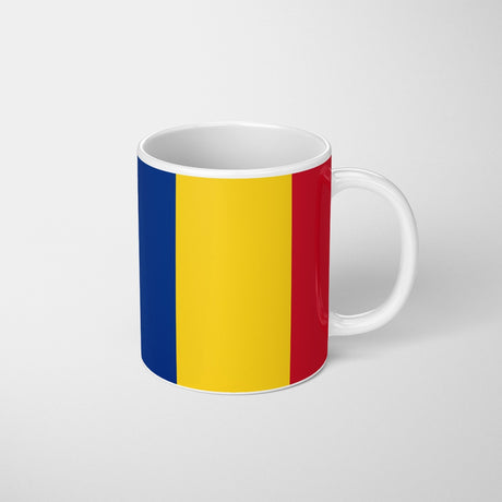 Romania Flag Design Patriotic Coffee Tea Mug Cup Set Coaster Gift Him Her Custom