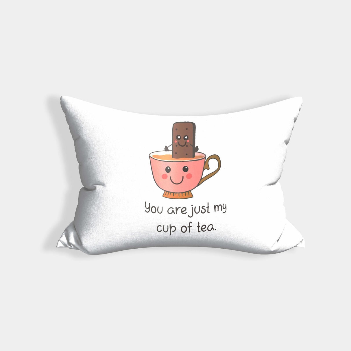 You Are My Cup Of Tea Personalised Cheeky Funny Love Couples Romantic Pillowcase