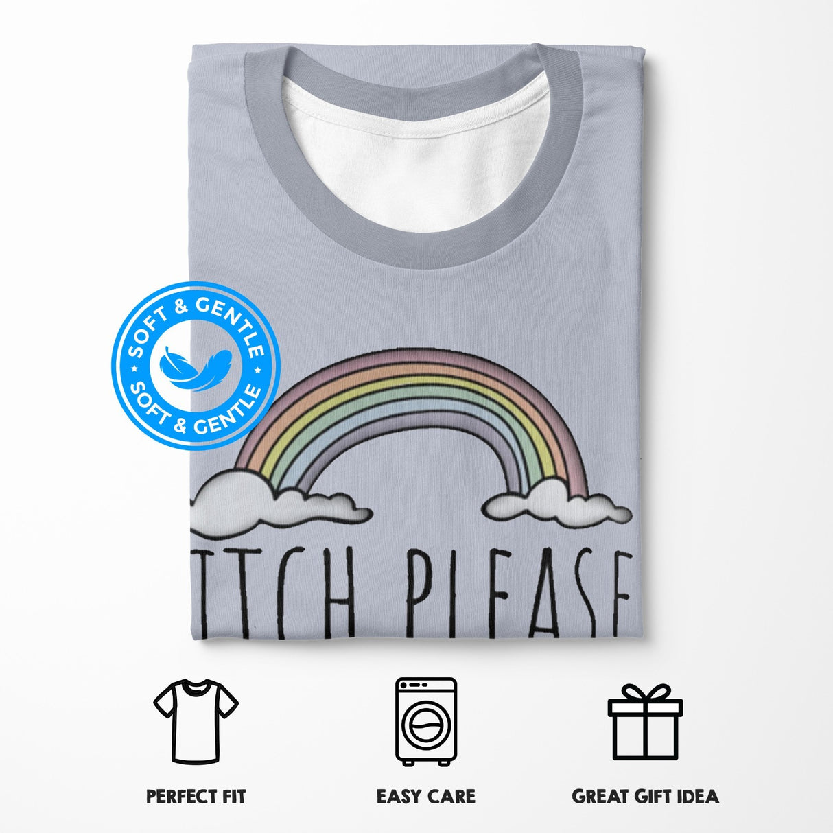 Personalised B*itch Please Im a Unicorn Custom Colour T-Shirt Unisex Adults