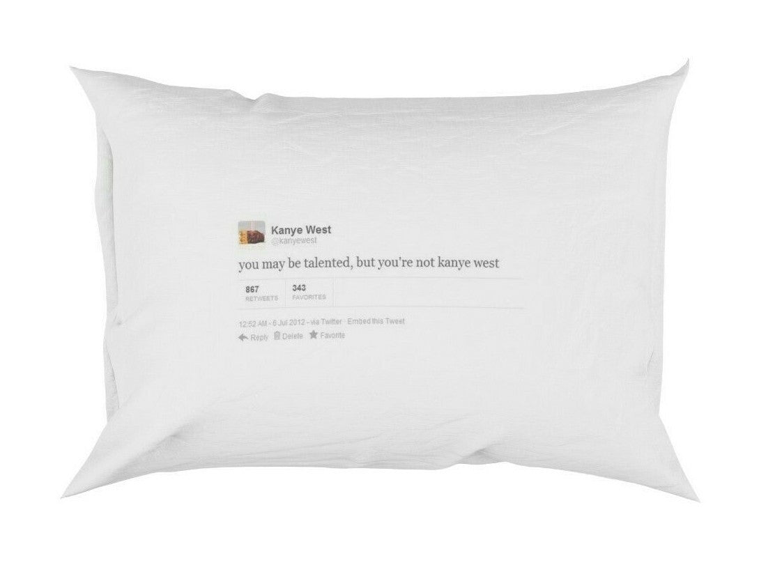Celebrity Tweets Saying Novelty Funny Soft Pillowcase Pillow Case Cover Gift