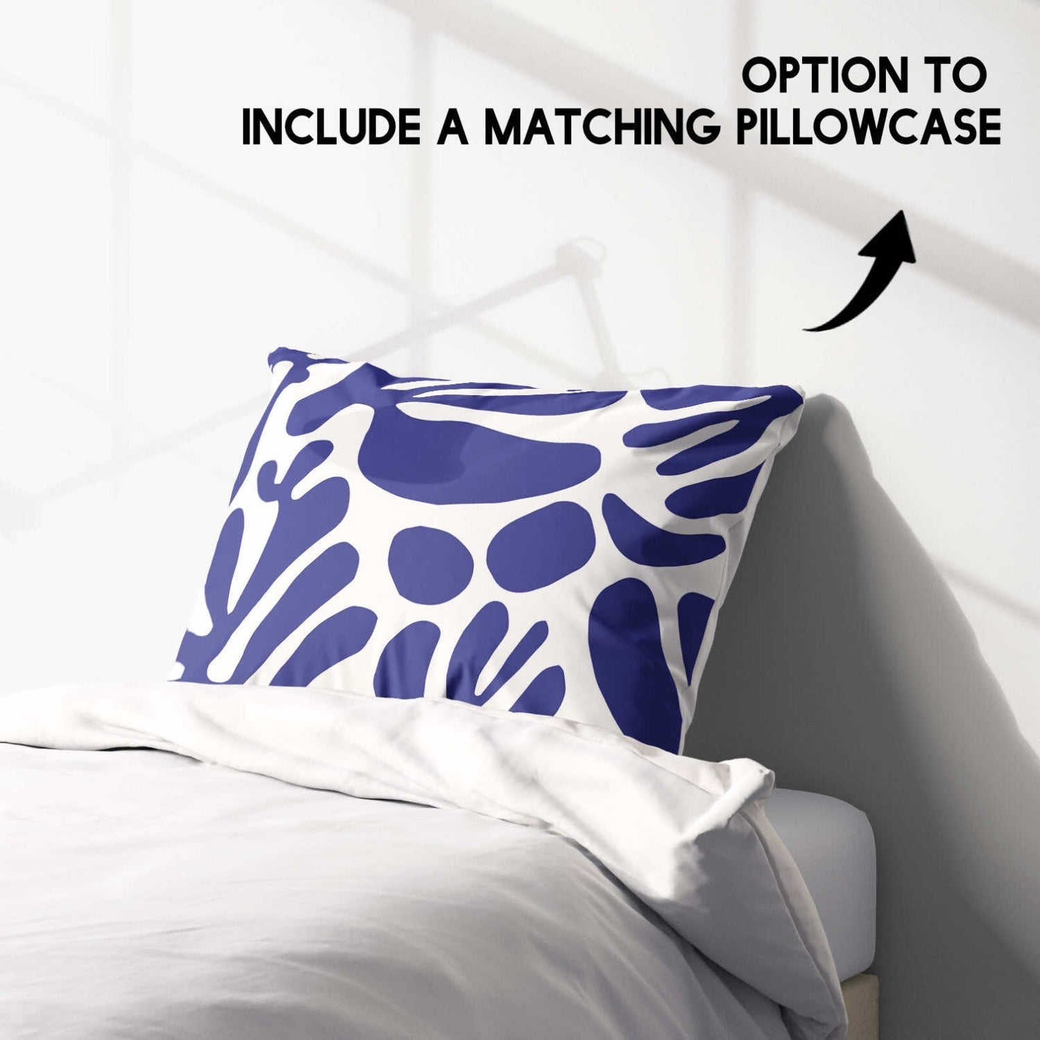 Blue Matisse Leaves Artists Custom Made Soft Single Size Novelty Bed Duvet Cover