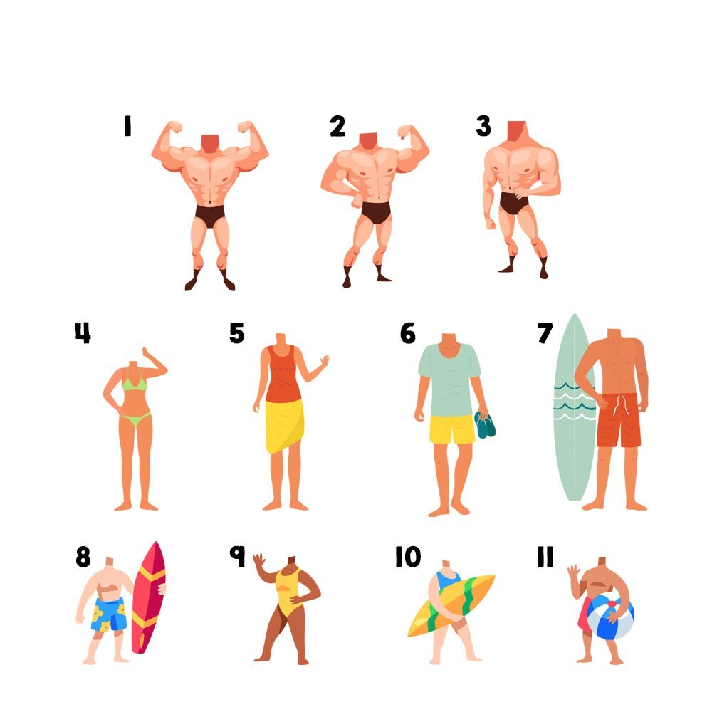 Funny Personalised Photo Name Upload Swimwear Body Beach Bath Sheet Hand Towel