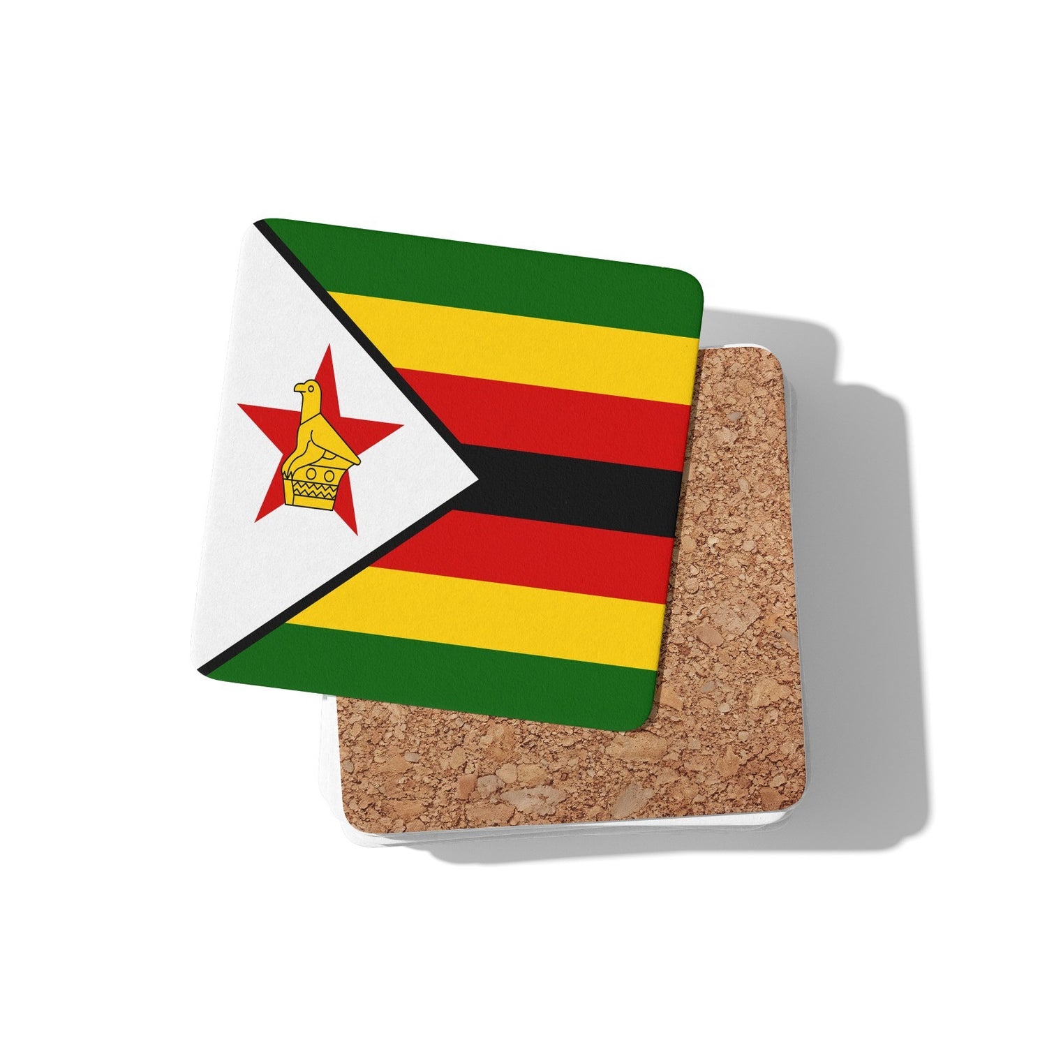 Zimbabwe Flag Patriotic Coffee Tea Mug Cup Set Coaster Home Gift Him Her Custom