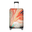 Liquid Marble Design Luggage Cover Colourful Abstract Travel Suitcase Protector