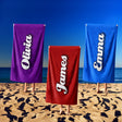 Personalised Custom Name Funky Font Any Background Colour Beach Bath Sheet Towel