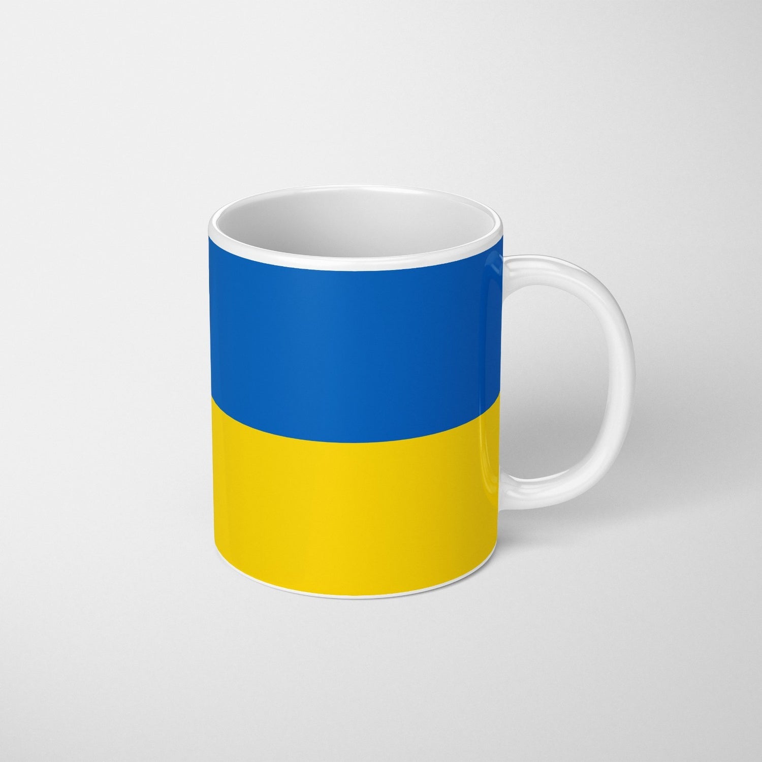 Ukraine Flag Design Patriotic Coffee Tea Mug Cup Set Coaster Gift Him Her Custom