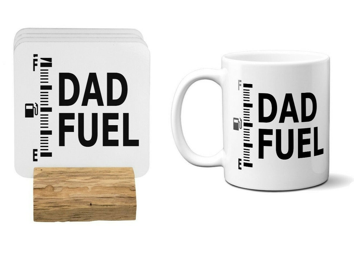Dad Joke Dad Fuel Energy Novelty Funny Joke Prank Coffee Mug Gift 11oz Ceramic