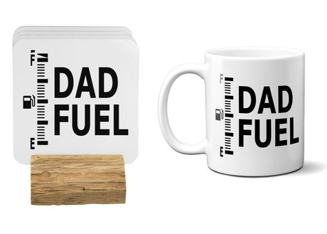 Dad Joke Dad Fuel Energy Novelty Funny Joke Prank Coffee Mug Gift 11oz Ceramic