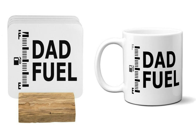 Dad Joke Dad Fuel Energy Novelty Funny Joke Prank Coffee Mug Gift 11oz Ceramic