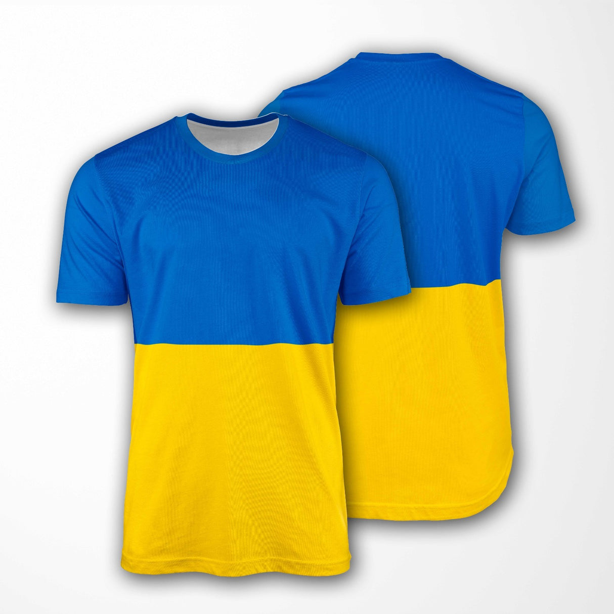 Ukraine Flag Design Custom All-Over Printed Unisex T-Shirt - Top Patriotic Tee
