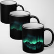 Northern Lights Heat Sensitive Magic Colour Changing Mug Novelty Drink Cup Gift
