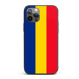 Romania Flag Patriotic iPhone Case Printed Black TPU Cover Protector Custom Gift