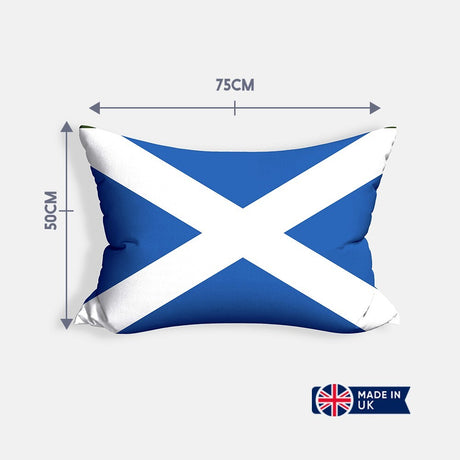 Scotland Flag Scottish Cross Custom Made Novelty Printed Soft Pillowcase Pillow