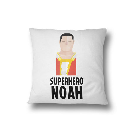 Superhero Personalised Name Kids Boys Soft Filled Cushion Bedroom Decoration