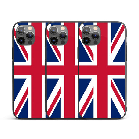 Great Britain Flag Custom Printed iPhone Case Black TPU Cover Gift Personalised