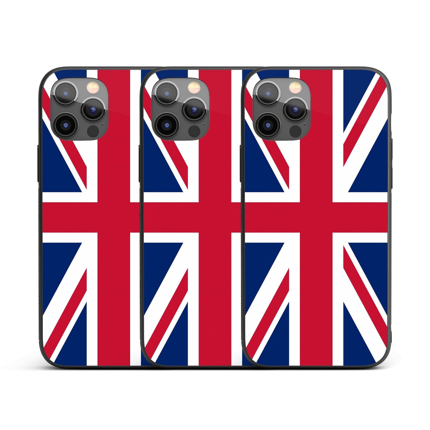 Great Britain Flag Custom Printed iPhone Case Black TPU Cover Gift Personalised