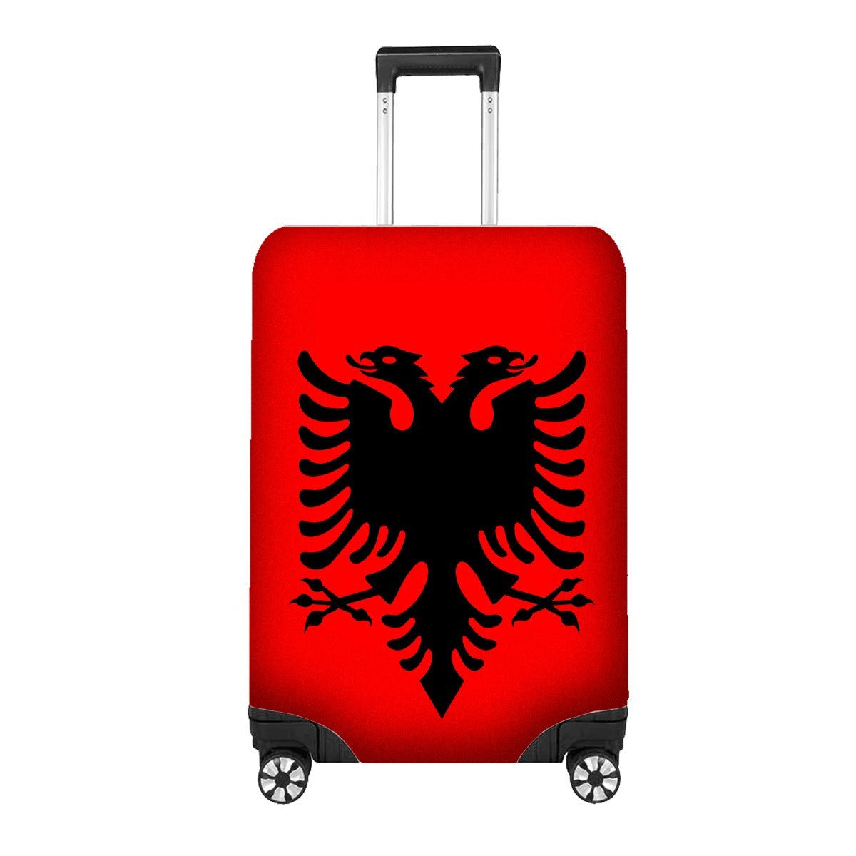 Albania Flag Suitcase Cover Travel Gift Stretch Fit Luggage Protector Custom