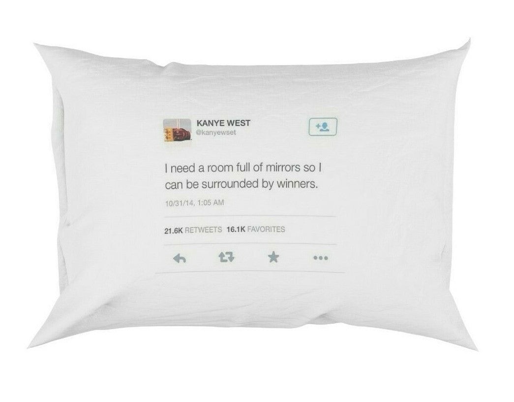 Celebrity Tweets Saying Novelty Funny Soft Pillowcase Pillow Case Cover Gift