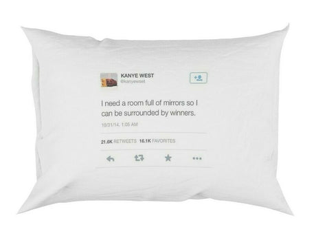 Celebrity Tweets Saying Novelty Funny Soft Pillowcase Pillow Case Cover Gift