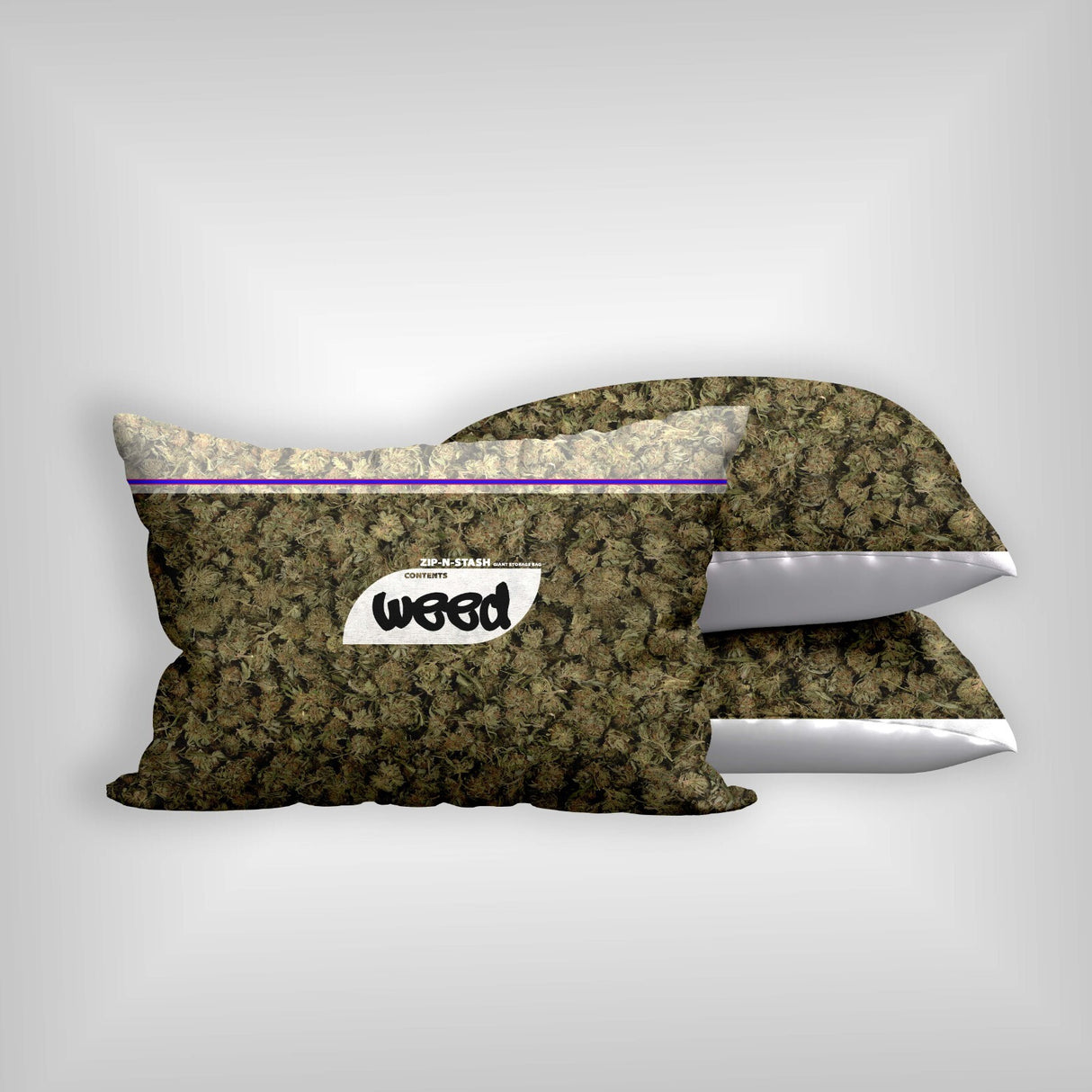 Weed Bag Funny Prank Cheeky Novelty Joke Single Duvet Cover + Pillowcase Option