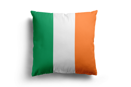 Irish Flag Ireland Cross Soft Square Filled Cushion Decorative Throw Gift