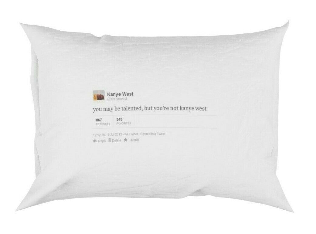 Celebrity Tweets Saying Novelty Funny Soft Pillowcase Pillow Case Cover Gift