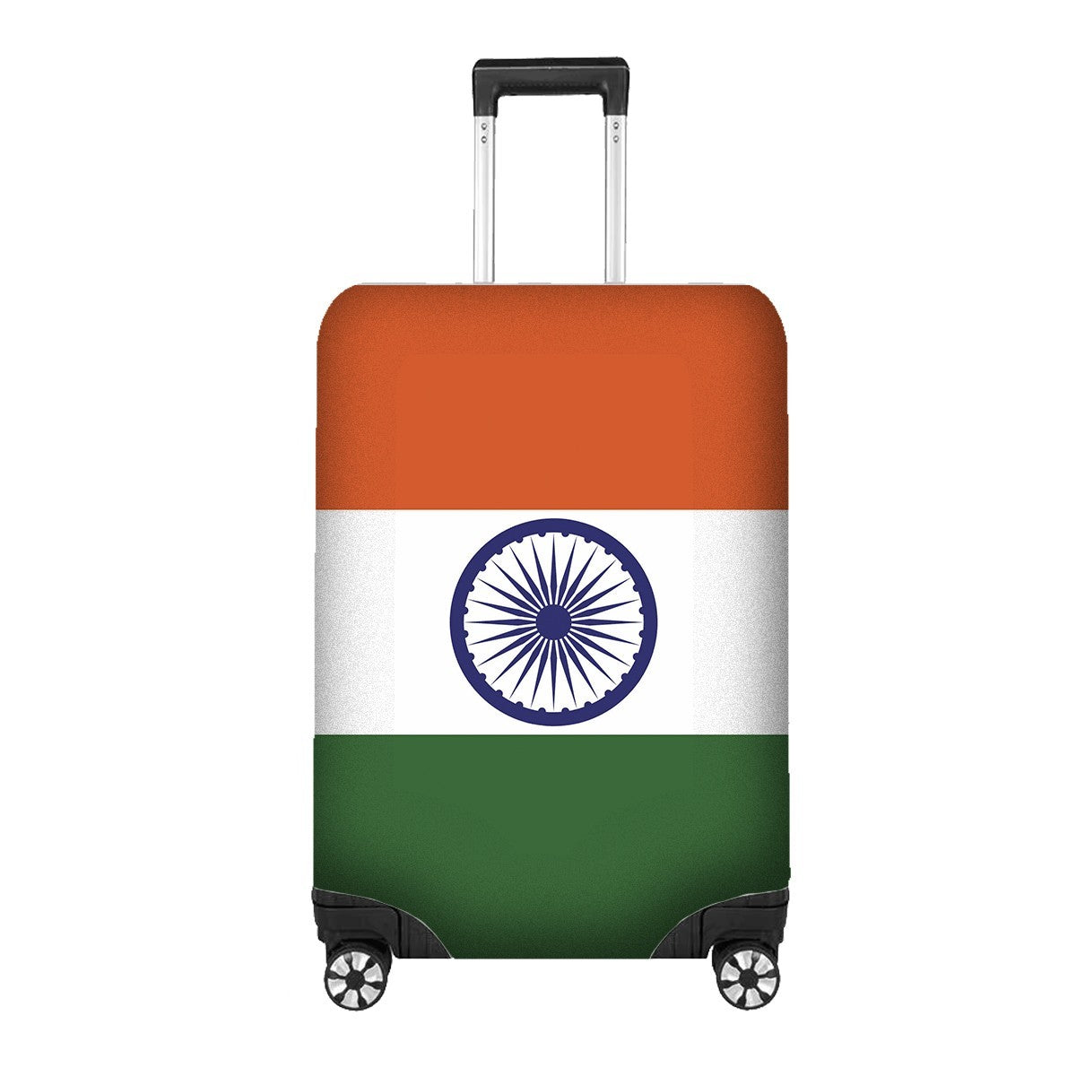 Indian Flag India Suitcase Cover Travel Gift Stretch Fit Luggage Protect Custom